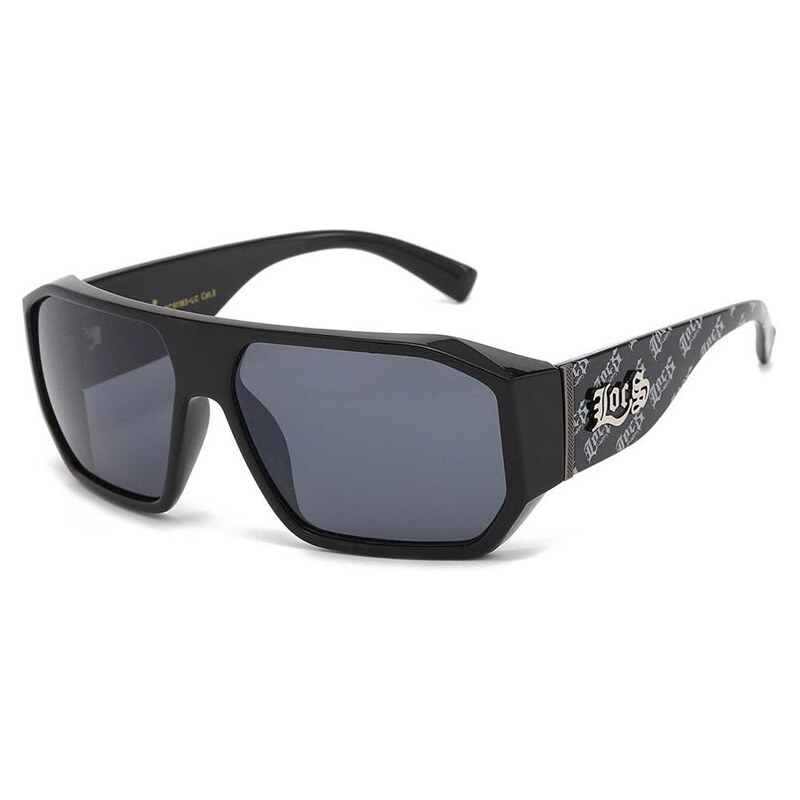 LOCS Resolute slnečné okuliare Čierne matné s potlačou 68299927