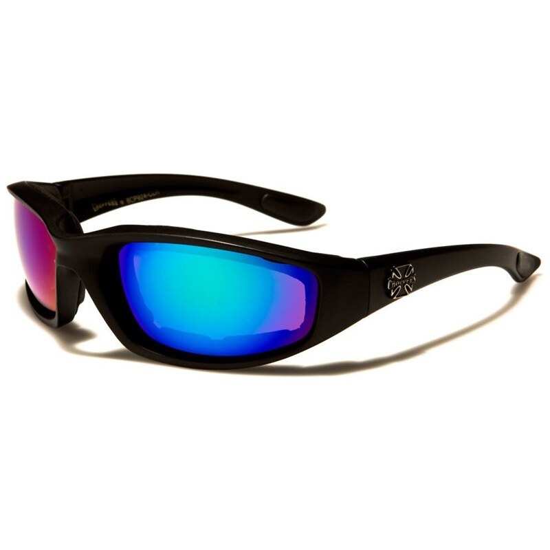 CHOPPERS Driver slnečné okuliare Zrkadlové modro zelené 68299932