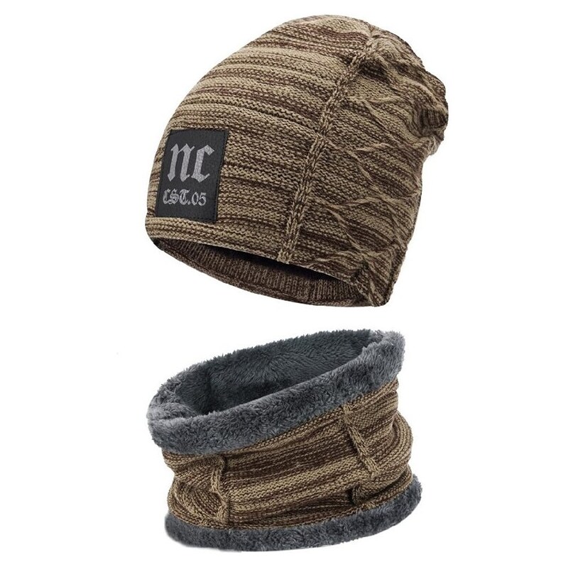 Cixi Zimný set 2v1 nákrčník a čiapka east.05 Hnedá 68299999