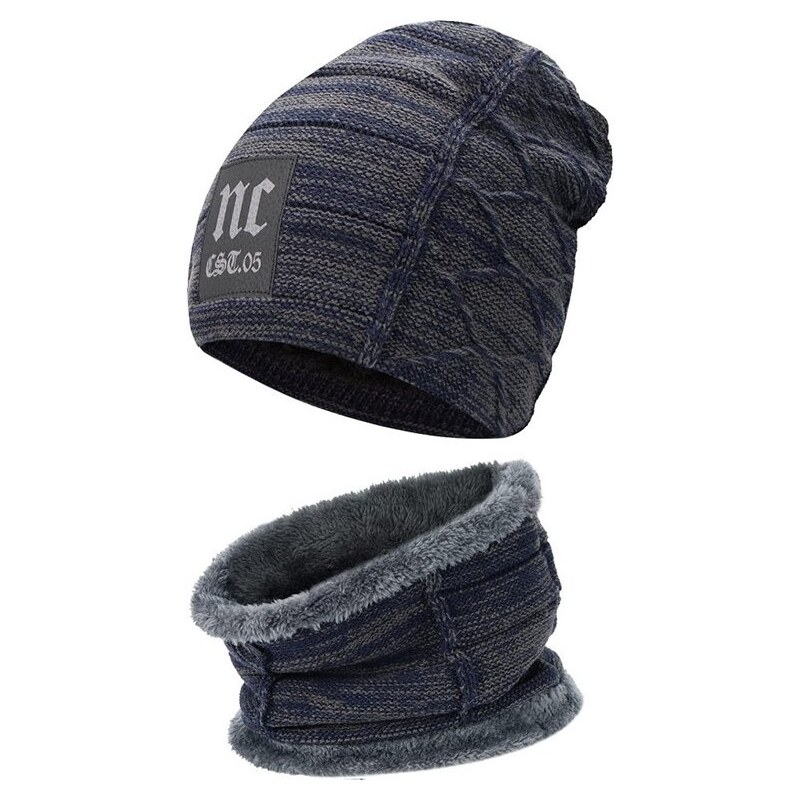 Cixi Zimný set 2v1 nákrčník a čiapka east.05 Modrá 68300000