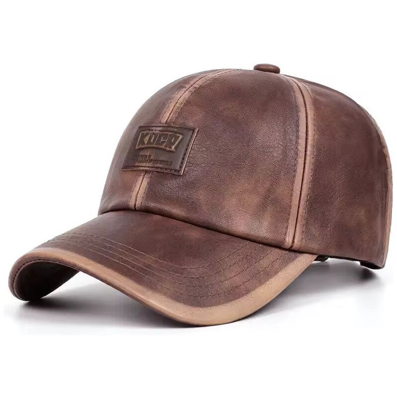 Ang-e Jamont koženková šiltovka KOCR Hnedá 68300004