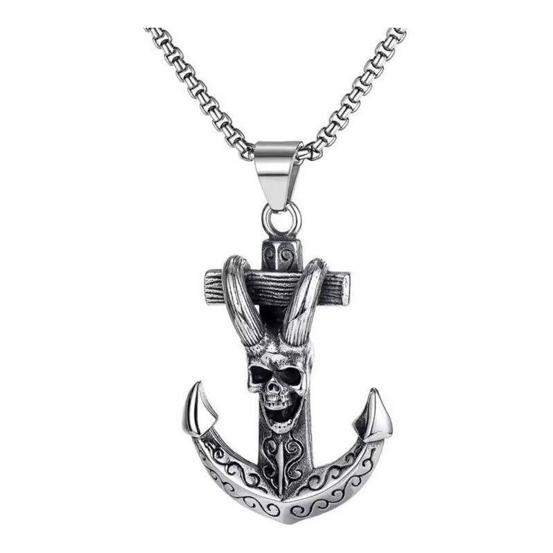 Impress Jewelry Démonický prívesok z chirurgickej ocele Kotva 68300013