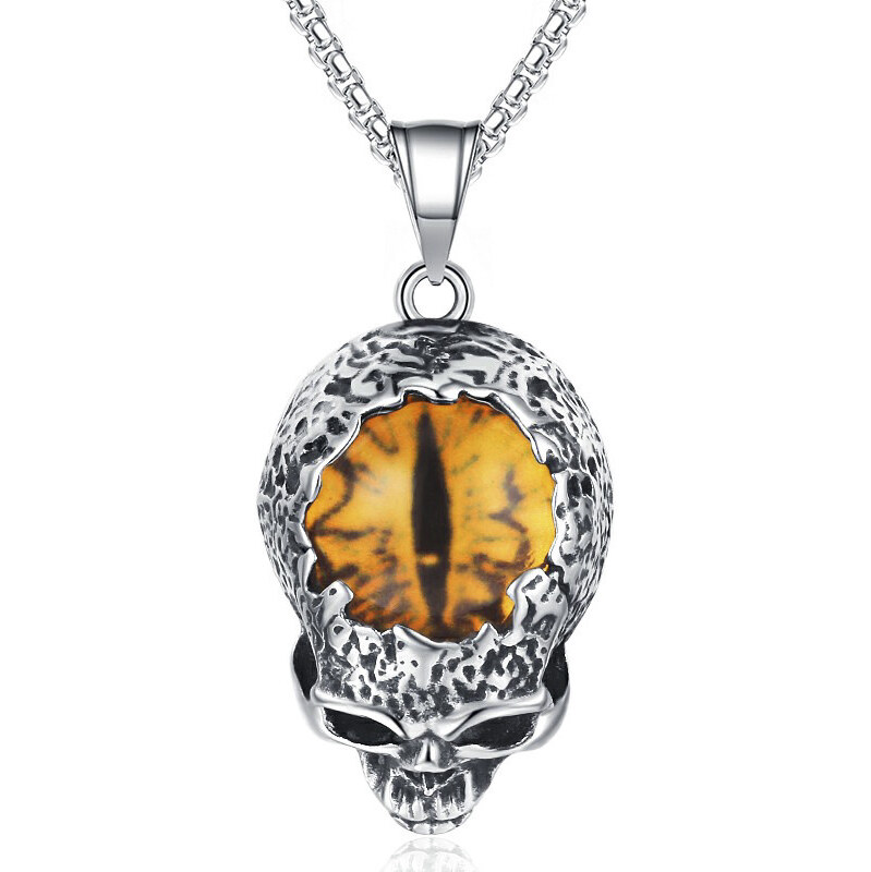 Impress Jewelry Prívesok z chirurgickej ocele Lebka s okom Skazy 68300016