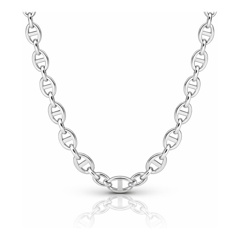 Impress Jewelry Náhrdelník z chirurgickej ocele DNA Flat Strieborný 68300039