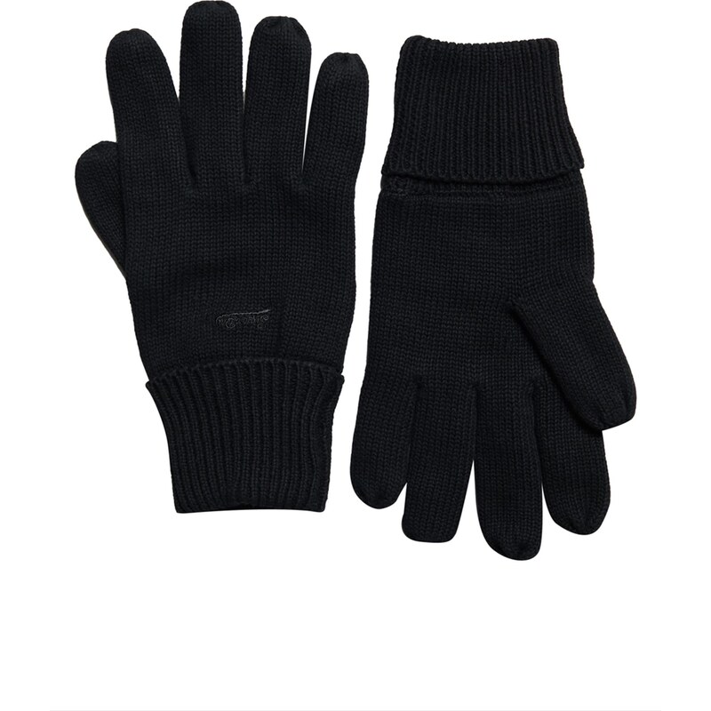 Superdry & Co Prstové rukavice čierna 68324305