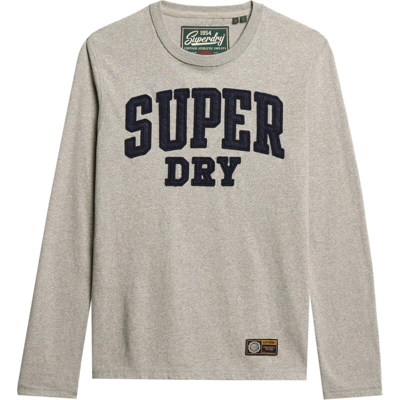 Superdry & Co Tričko Athletic námornícka modrá / svetlosivá 68324381
