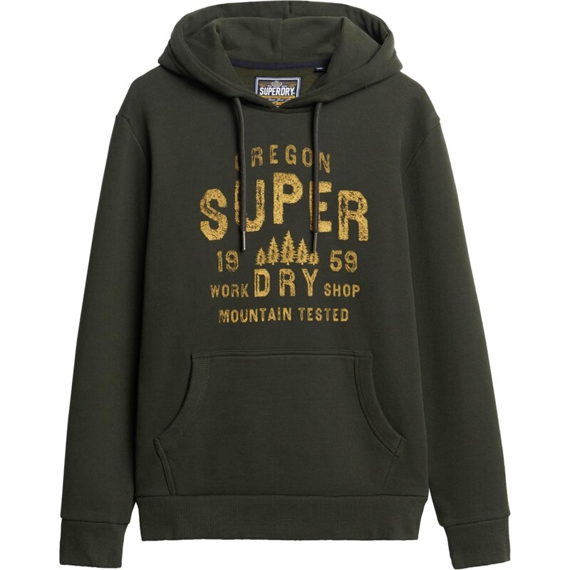 Superdry & Co Mikina kaki / olivová 68324470