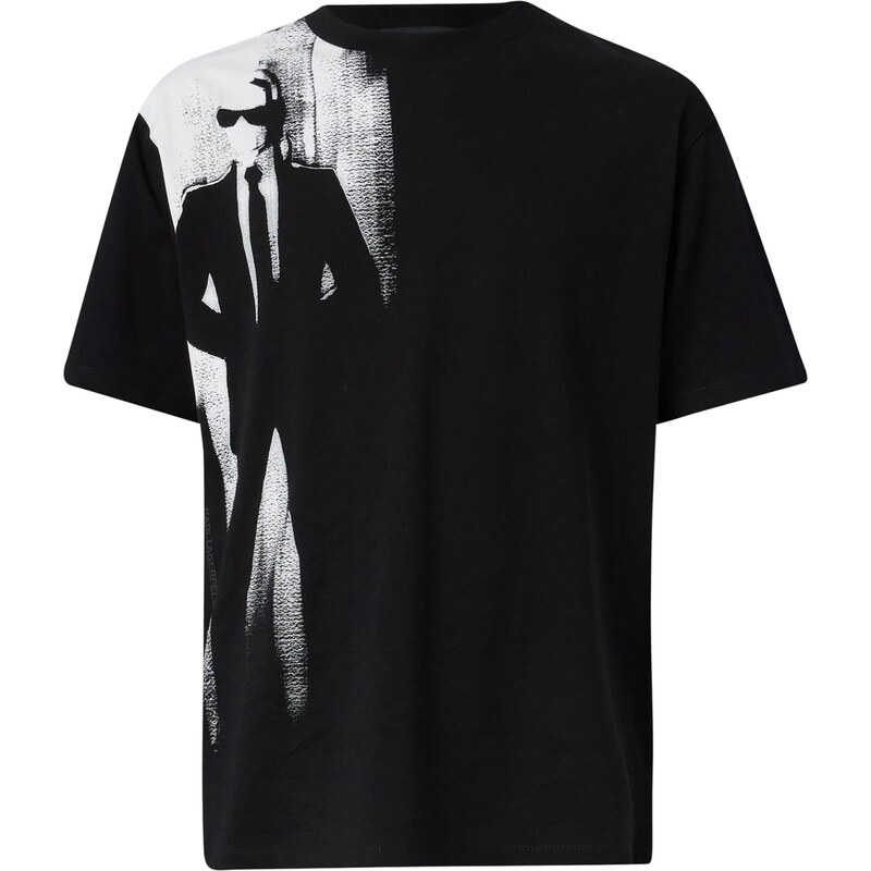 Karl Lagerfeld Tričko čierna / biela 68324504