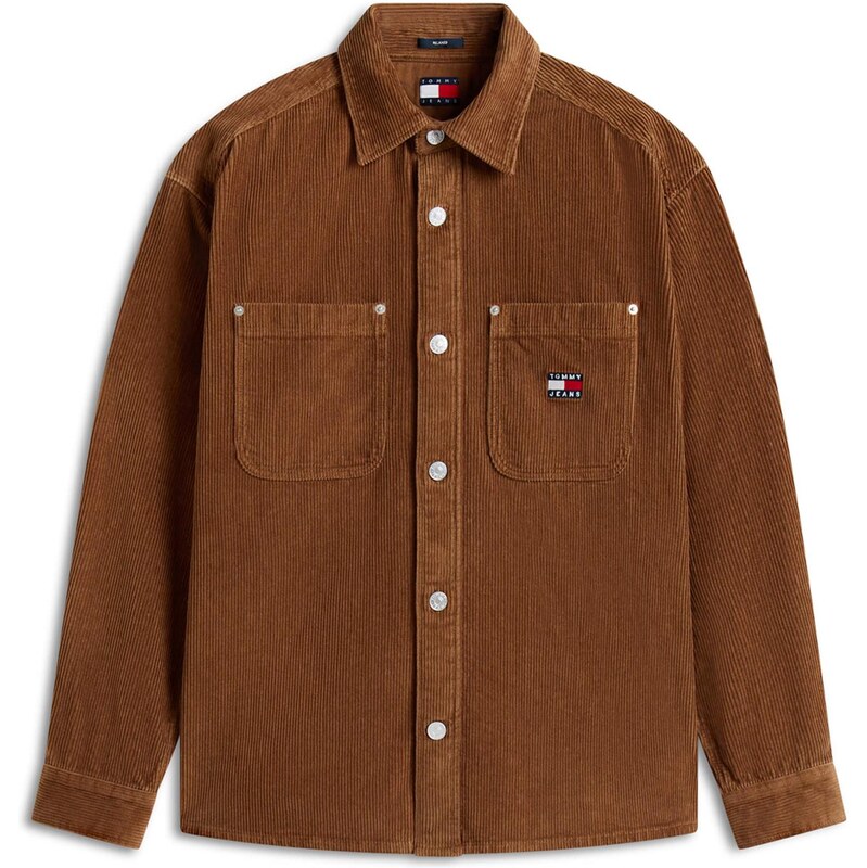 Tommy Jeans Košeľa karamelová 68324574