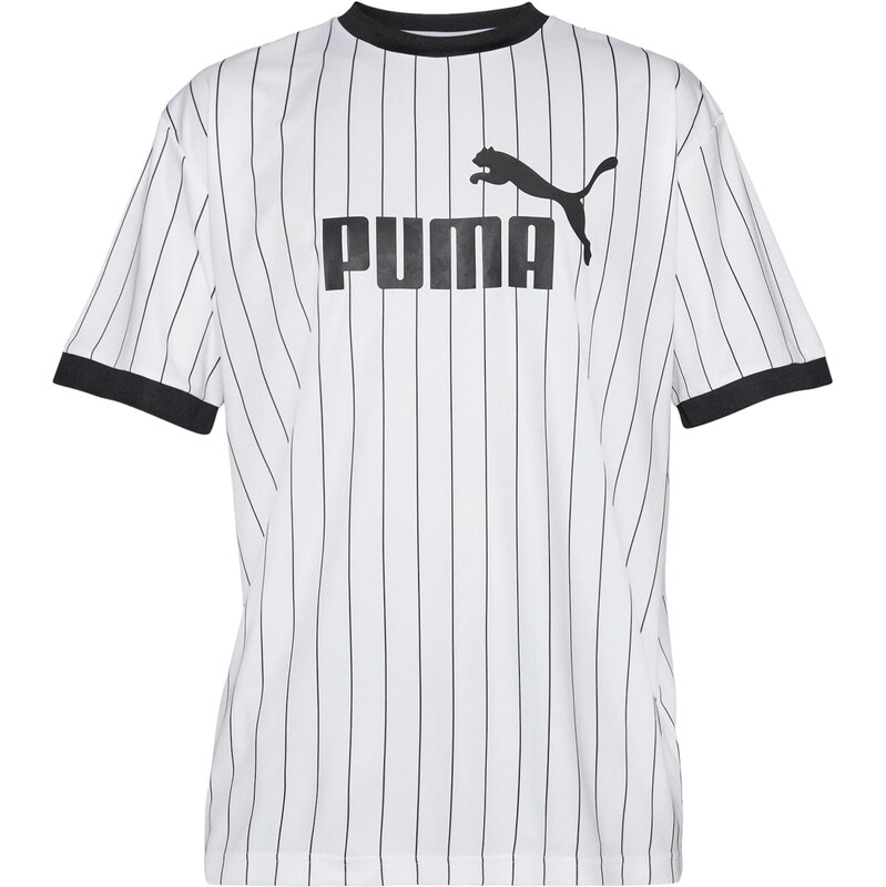 PUMA Funkčné tričko Essentials čierna / šedobiela 68324577