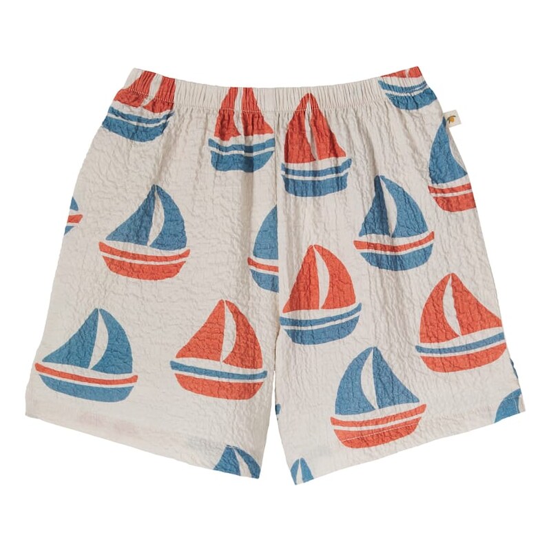 Konges Slojd Konges SlÃ¸jd Elliot printed cotton seersucker shorts 68303967