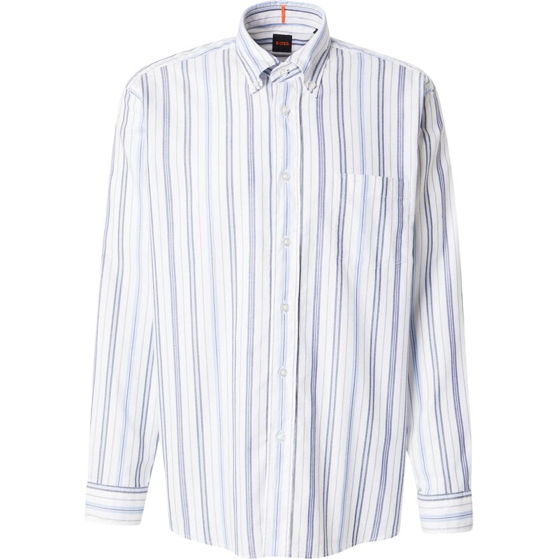 BOSS Košeľa Lambey_1 námornícka modrá / kráľovská modrá / svetlomodrá 68324593