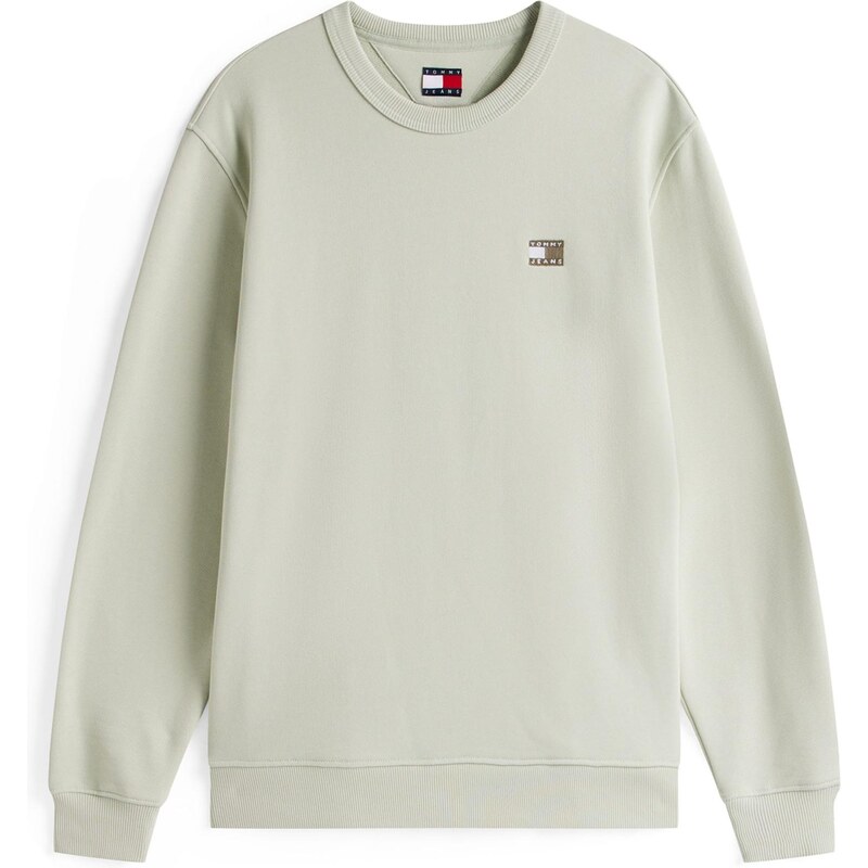 Tommy Jeans Mikina olivová / svetlozelená / biela 68324644