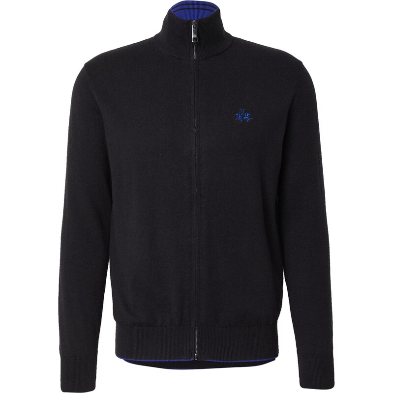 La Martina Kardigán kráľovská modrá / čierna 68324647