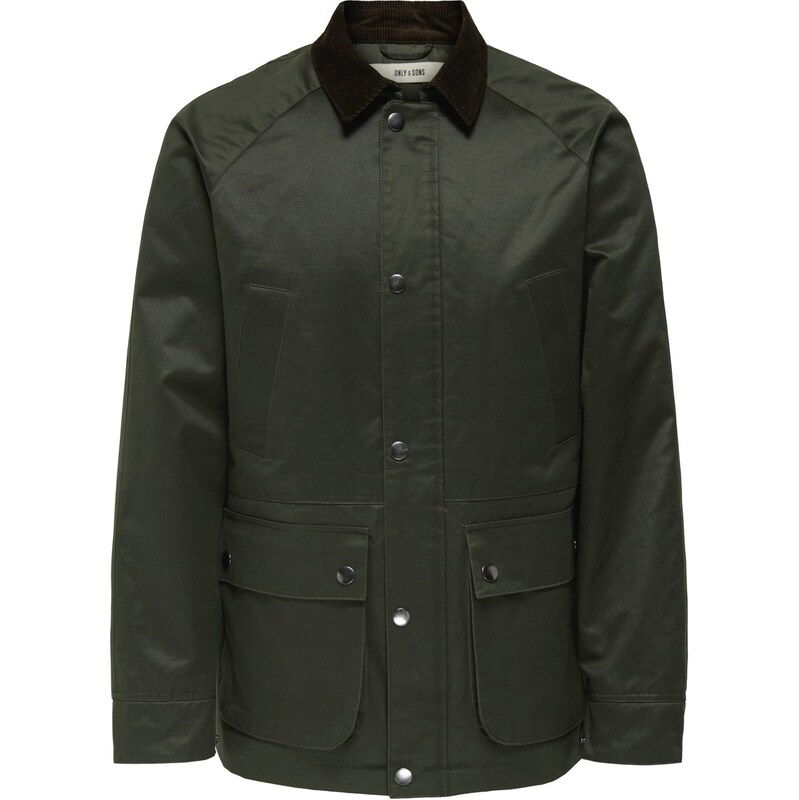 Only & Sons Prechodná bunda ONSBOB olivová 68324655