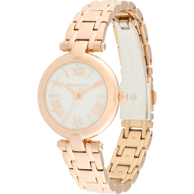 MICHAEL Michael Kors Analógové hodinky LANEY ružové zlato / šedobiela 68324710