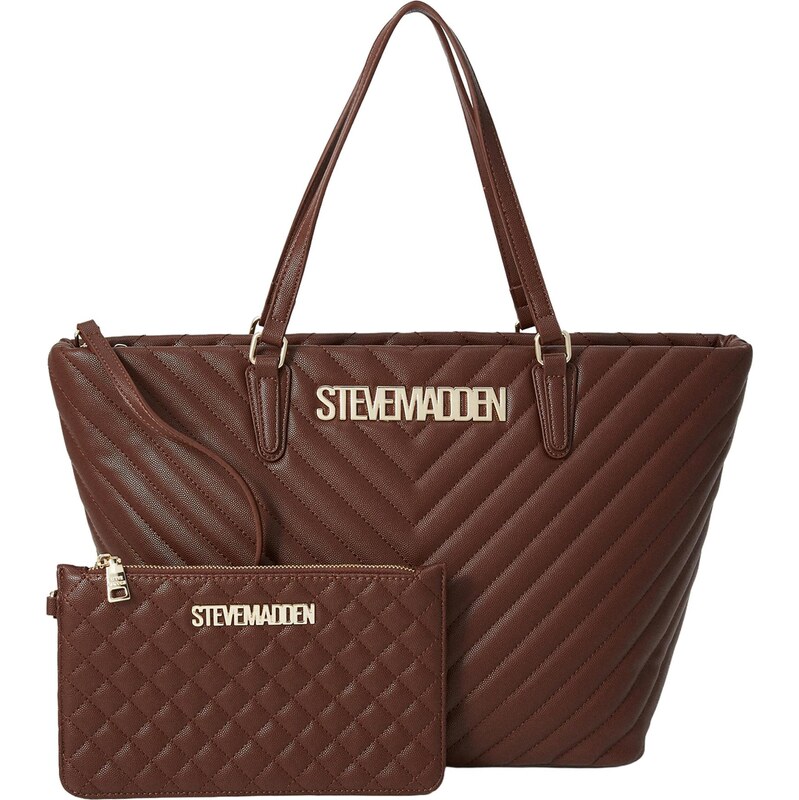 STEVE MADDEN Shopper Bjude-2 hnedá / zlatá 68324781