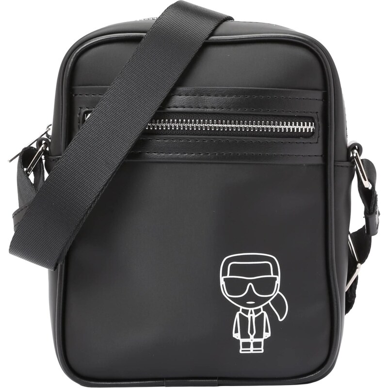 Karl Lagerfeld Taška cez rameno čierna / biela 68324793
