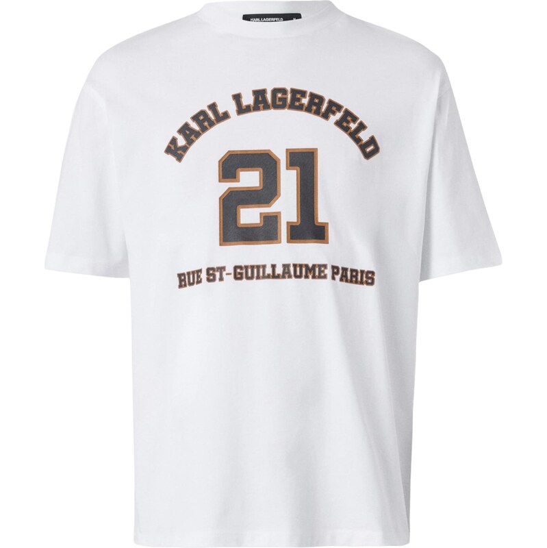 Karl Lagerfeld Tričko karamelová / čierna / biela 68324809