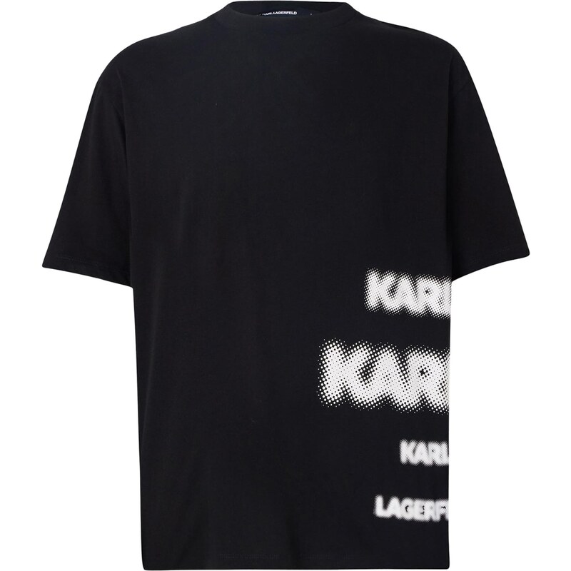 Karl Lagerfeld Tričko čierna / biela 68324810