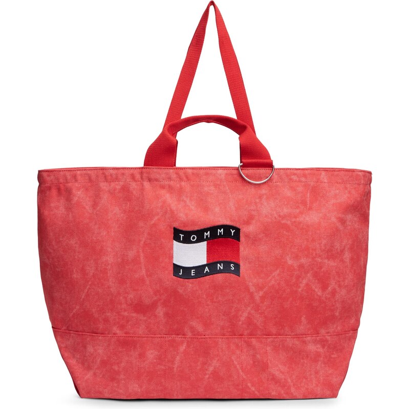 Tommy Jeans Shopper námornícka modrá / červená / svetločervená / biela 68324833