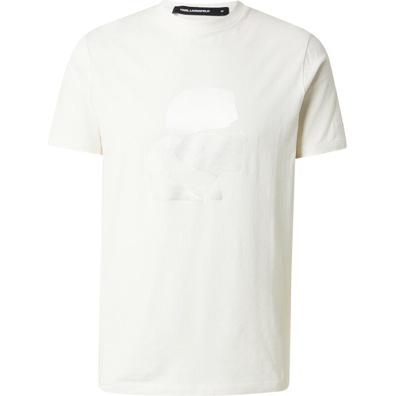 Karl Lagerfeld Tričko biela / perlovo biela / šedobiela 68324929