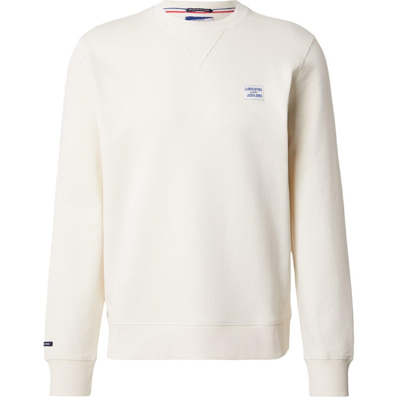 JACK & JONES Mikina JORFURORE svetločervená / čierna / biela ako vlna 68324965