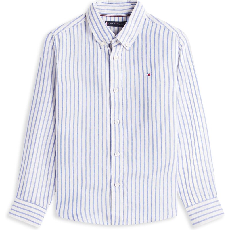 TOMMY HILFIGER Košeľa modrá melírovaná / biela 68324966