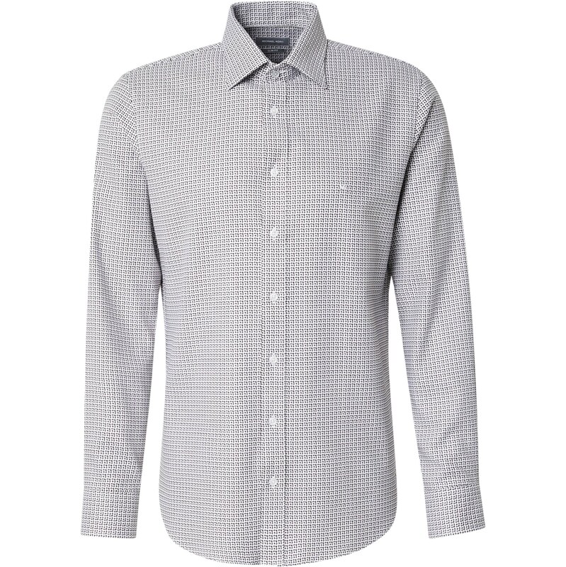 Michael Kors Košeľa hnedá / svetlosivá / biela 68325028