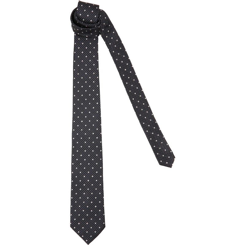 Michael Kors Kravata CLASSIC tmavosivá / biela 68325166