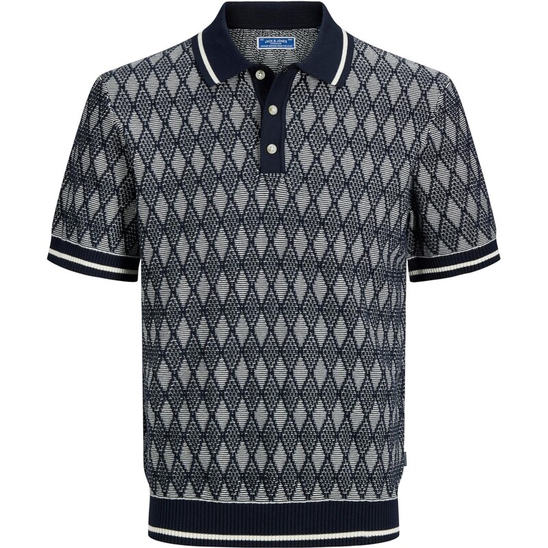 JACK & JONES Tričko JPRBLUZack tmavomodrá / biela 68325206
