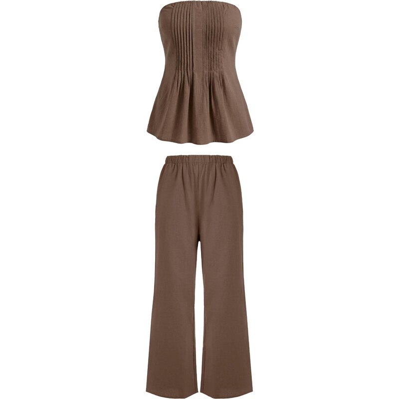 Imily Bela Nohavicový kostým hnedá 68325273