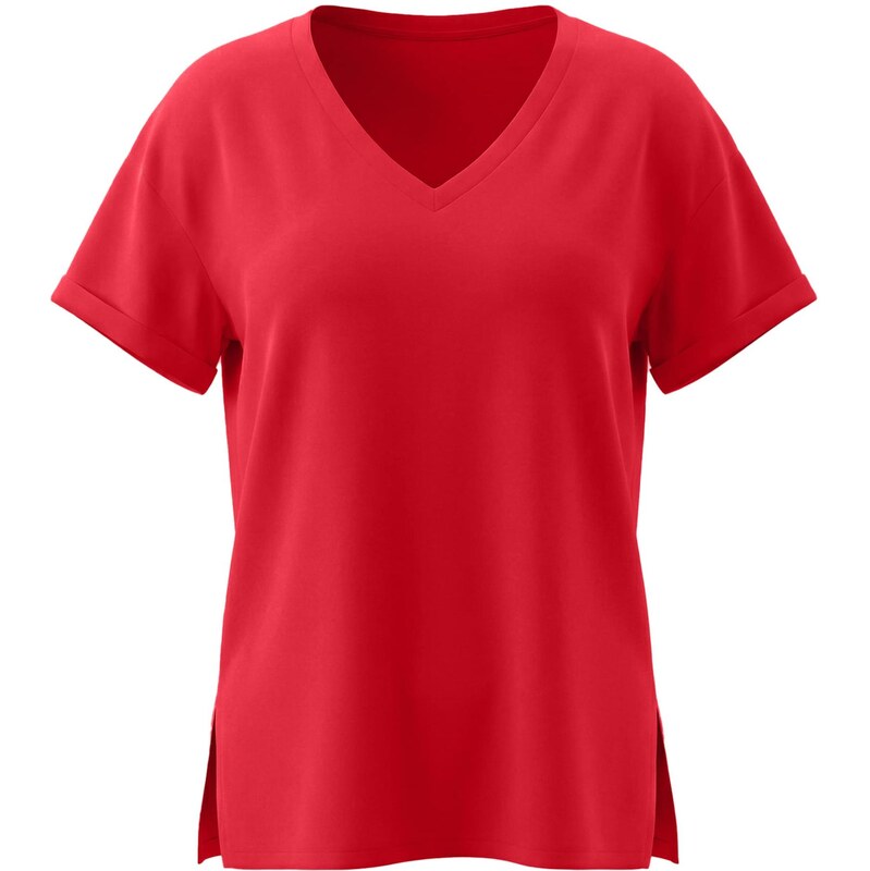 Imily Bela Oversize tričko čerešňová 68325303