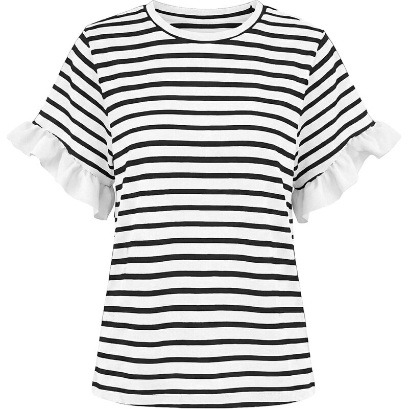 Imily Bela Tričko čierna / biela 68325356