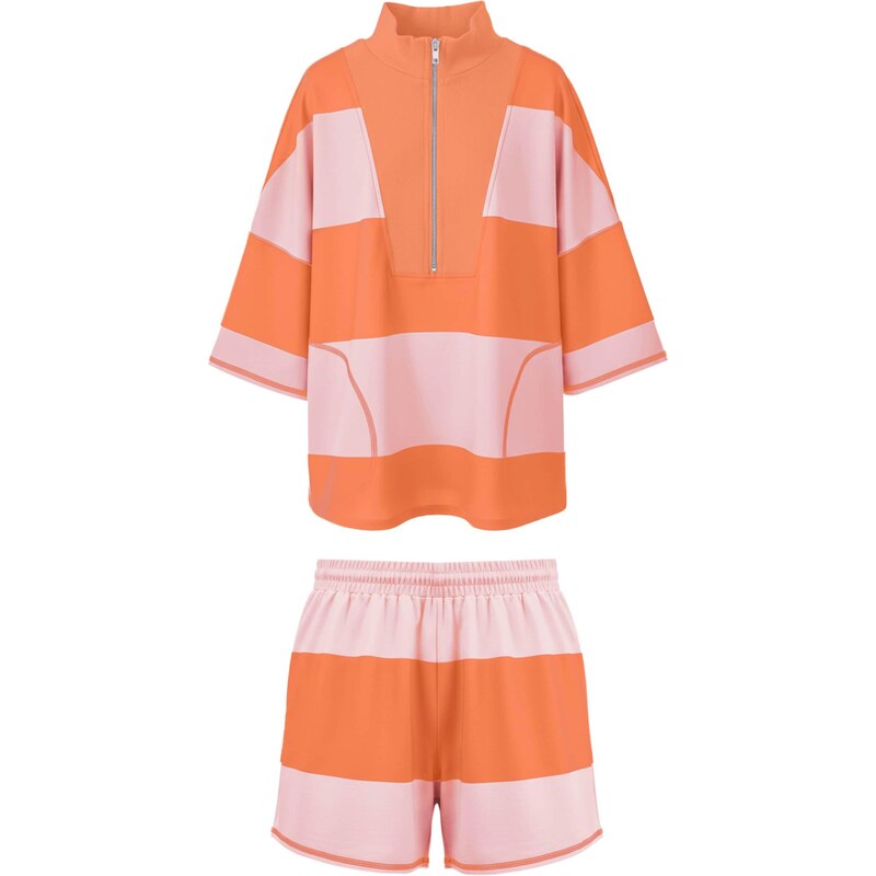 Imily Bela Nohavicový kostým Active oranžová / ružová 68325335