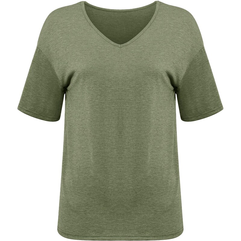 Imily Bela Tričko zelená melírovaná 68325409