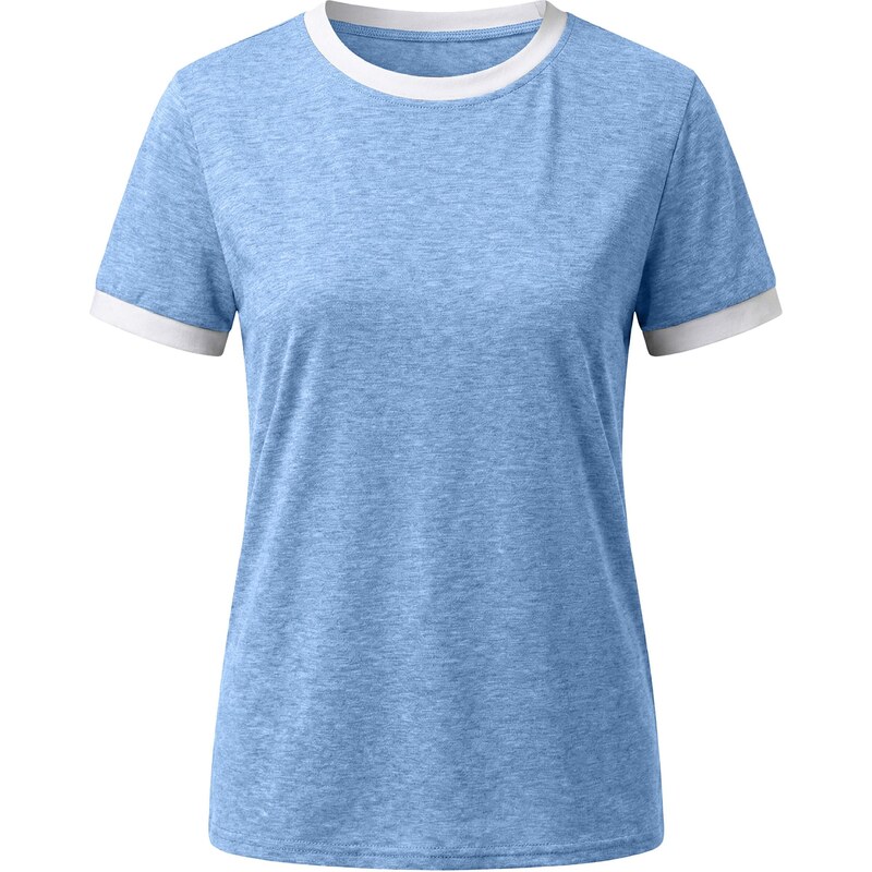 Imily Bela Tričko modrá / biela 68325494