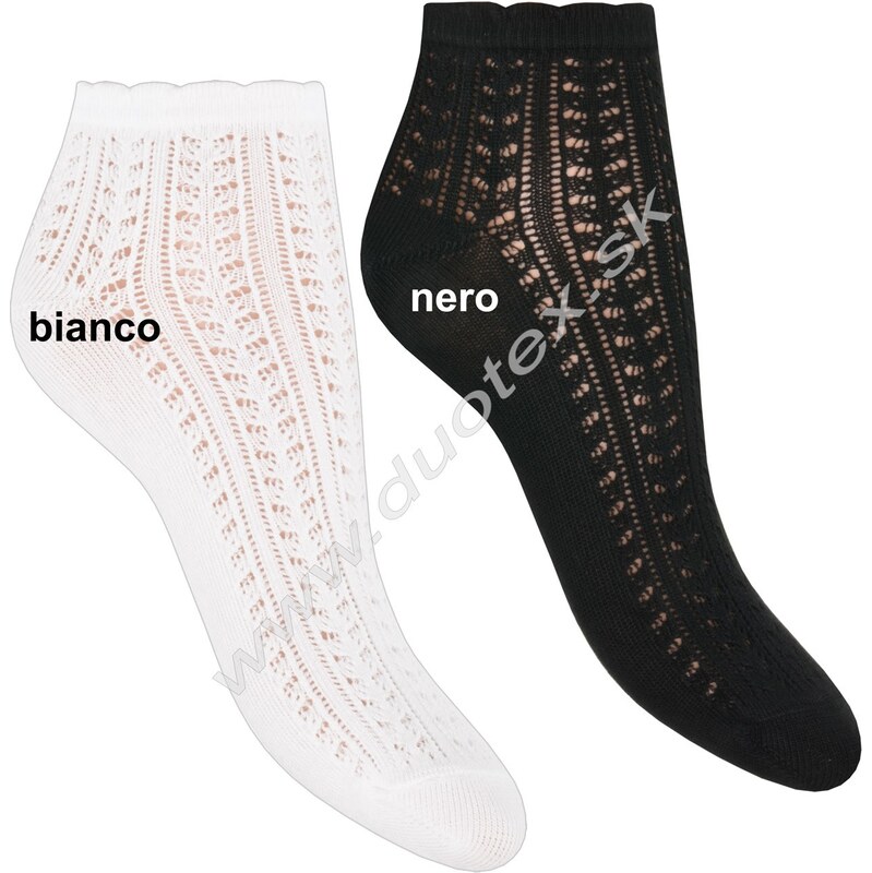 KNITTEX Dámske ponožky Cindy-vz.1 bianco 39-42(26-28) 49871556
