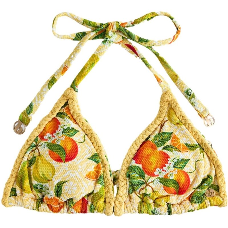 B by Ted Baker Bikinový top žltá / zelená / oranžová / homárová 68325545
