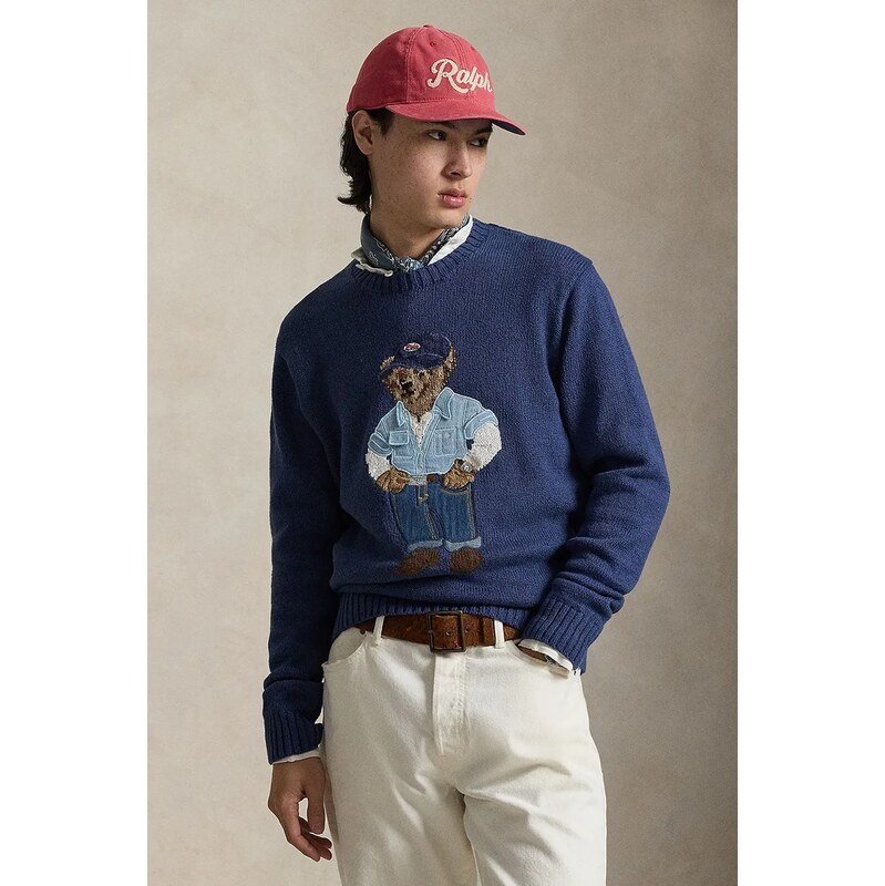 Polo Ralph Lauren sveter pánsky s vlnou 68313637