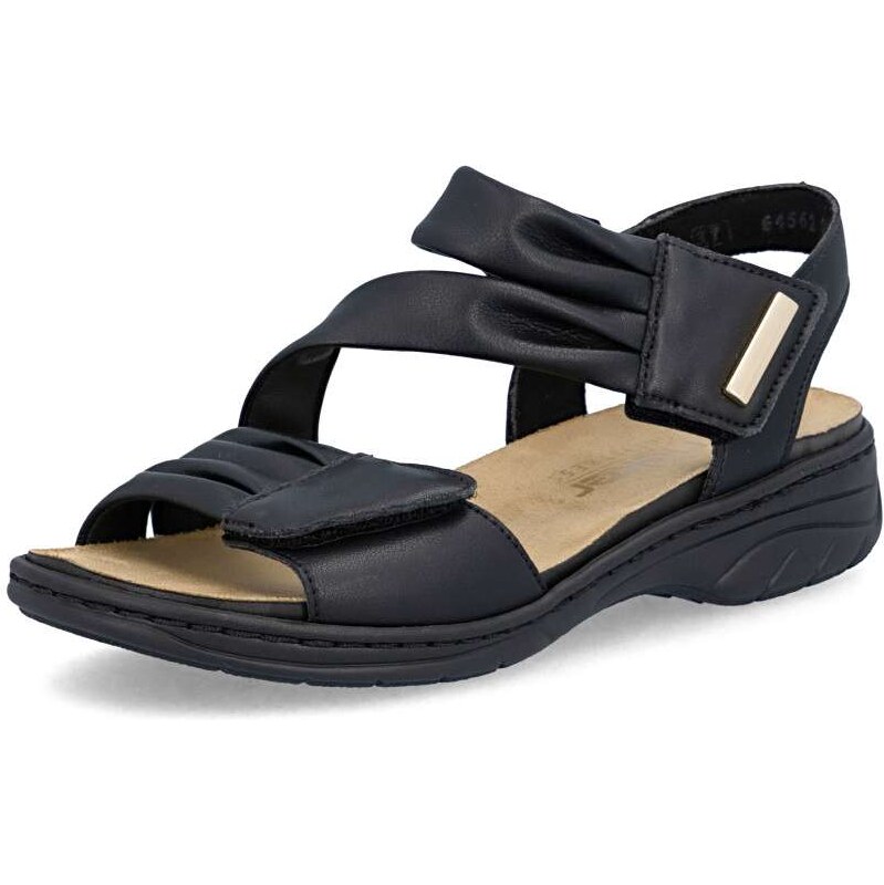 E-shop Dámske sandále RIEKER 64562-00 čierna S6