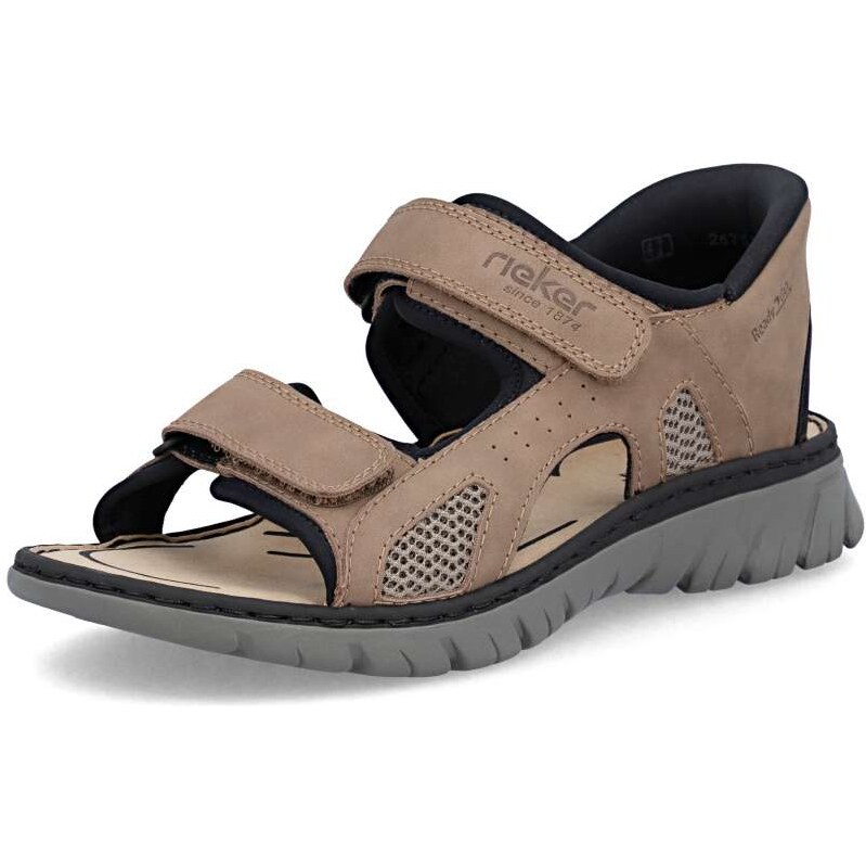 Pánske sandále RIEKER 26753-25 hnedá S6 68322747