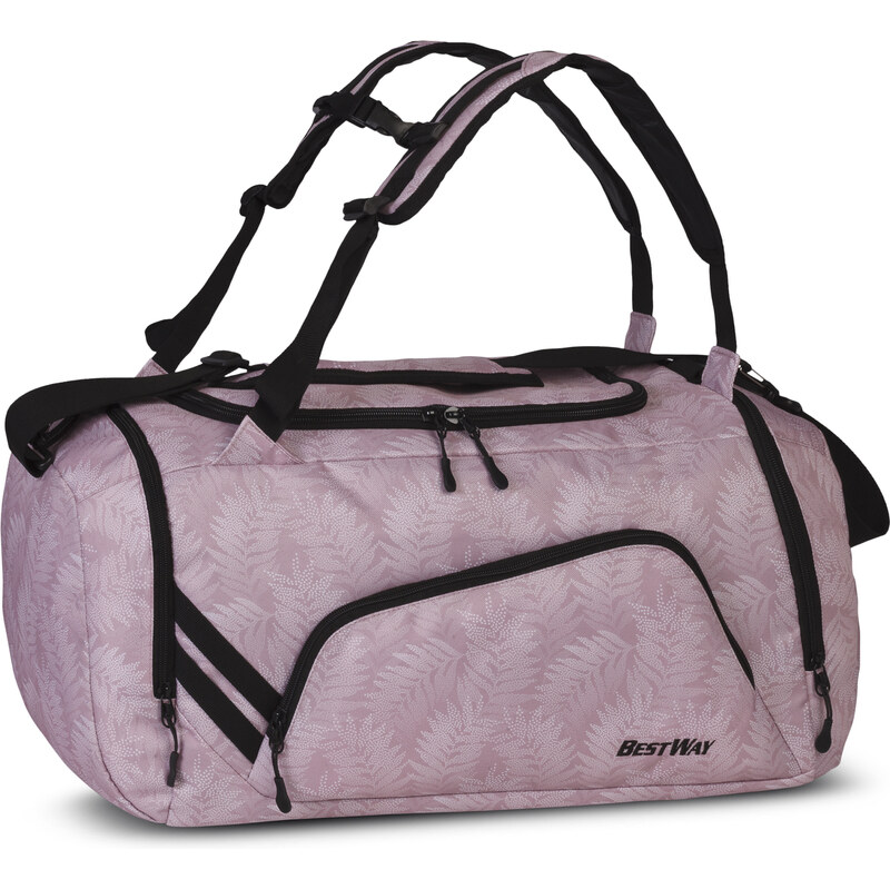 Bestway Taška-batoh College - růžová listy 68323347