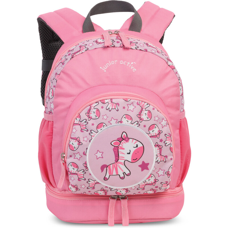 Fabrizio Detský batůžek Junior active - růžová zebra 68323371