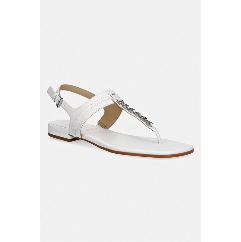 MICHAEL Michael Kors sandále na plochom podpätku dámske kožené Marcia 68336586