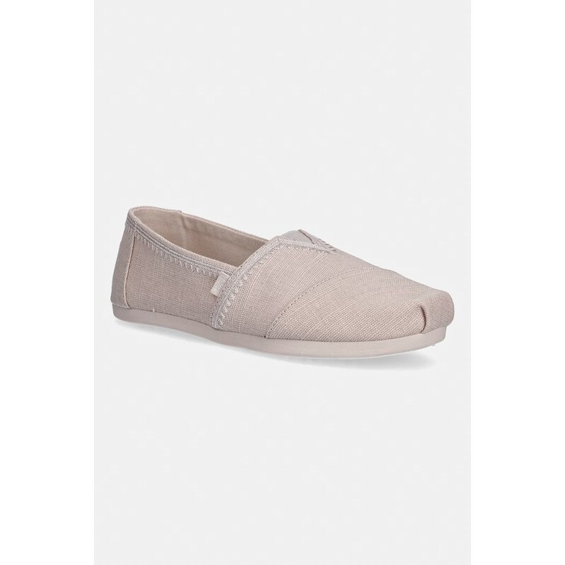 Toms espadrilky na plochom podpätku dámske ALPARGATA CLASSIC 68336667