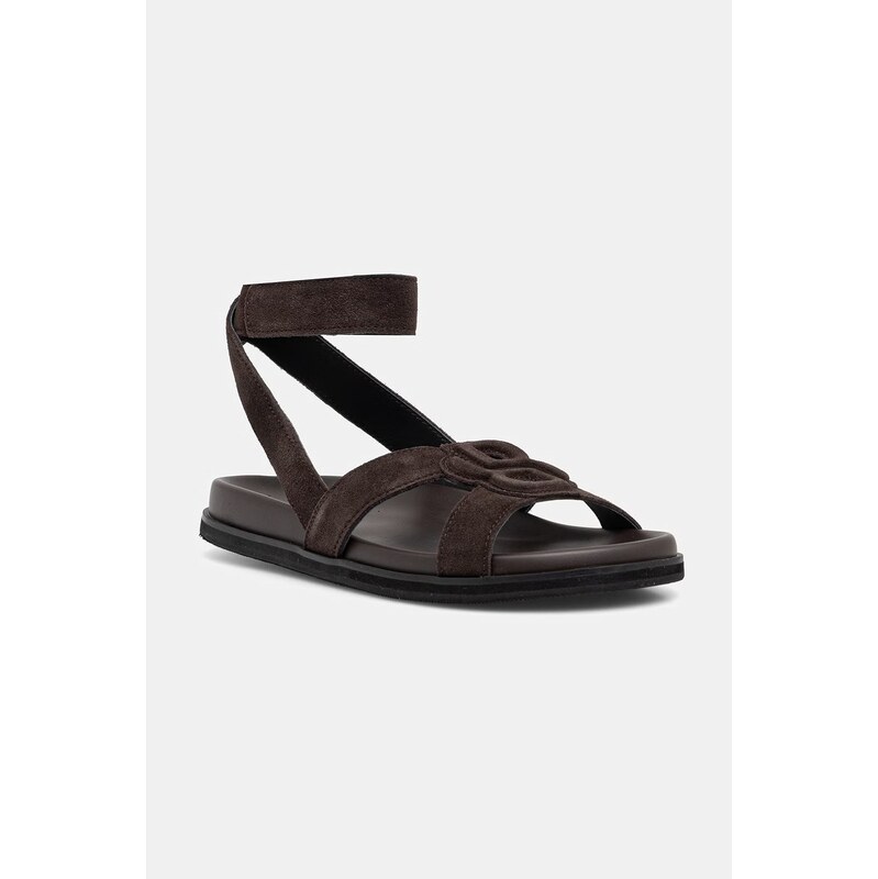 BOSS sandále dámske kožené Freyah 68336575