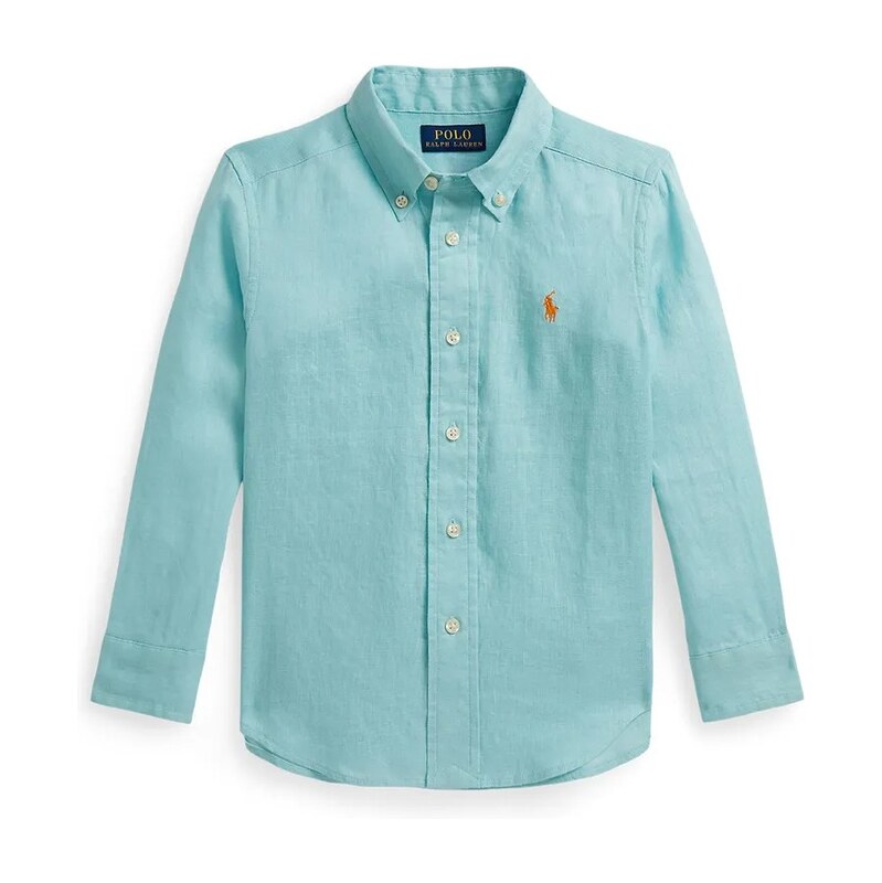 Polo Ralph Lauren Košeľa detská ľanová 68336645