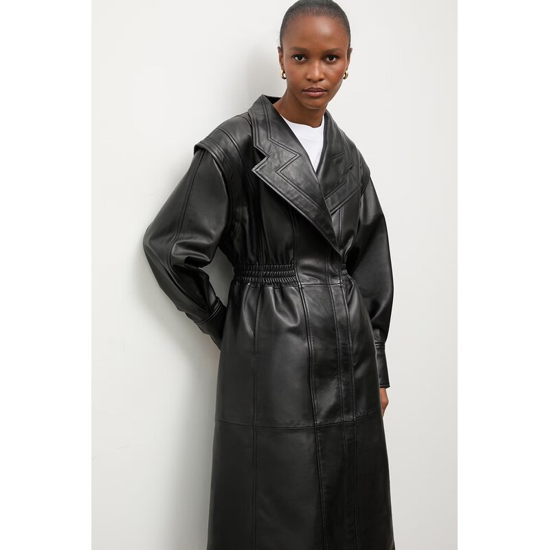 Dámsky kožený kabát Answear.LAB NINA z kolekcie Unscripted 68323514
