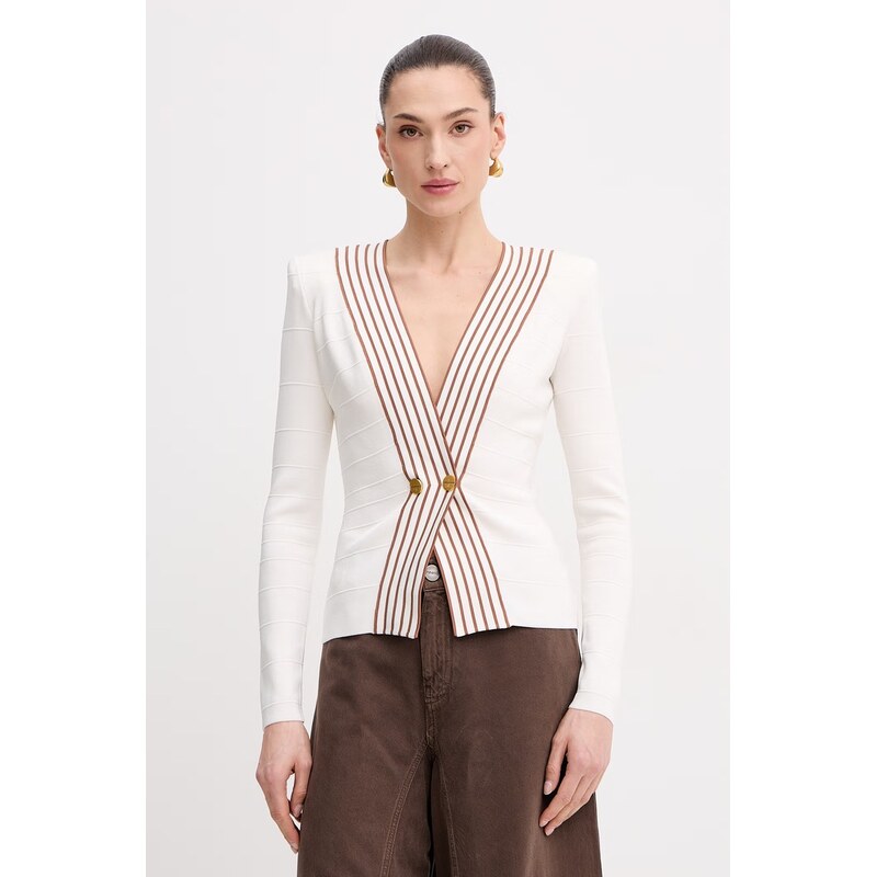 Elisabetta Franchi kardigán dámsky s viskózou 68323607